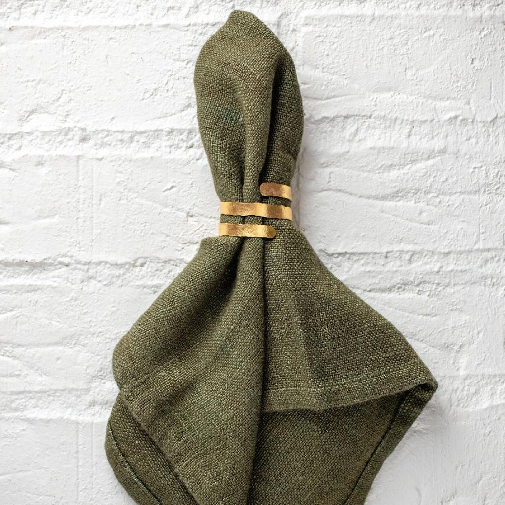 Karma Gifts Gold Spiral Napkin Rings