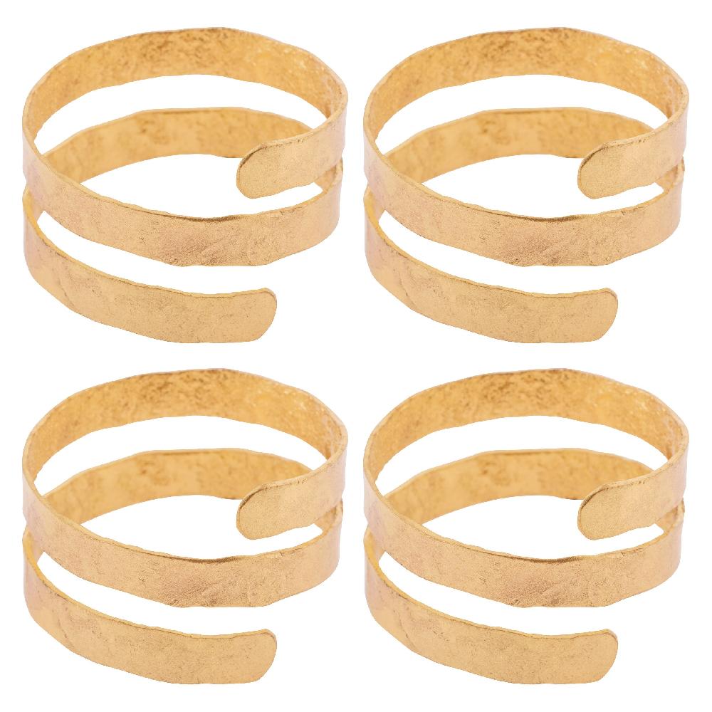 Karma Gifts Gold Spiral Napkin Rings