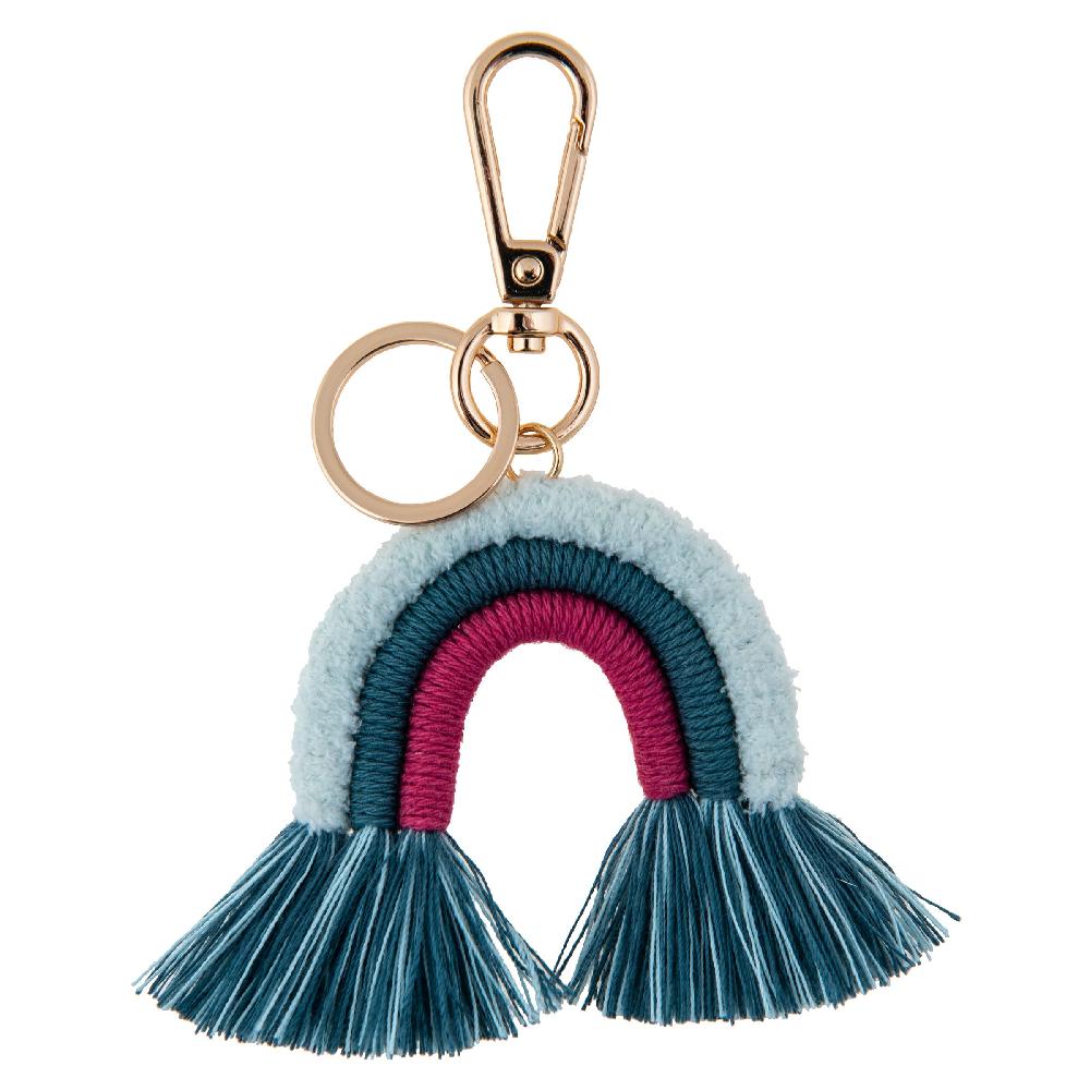 karma gifts Good Vibes Rainbow Keychain