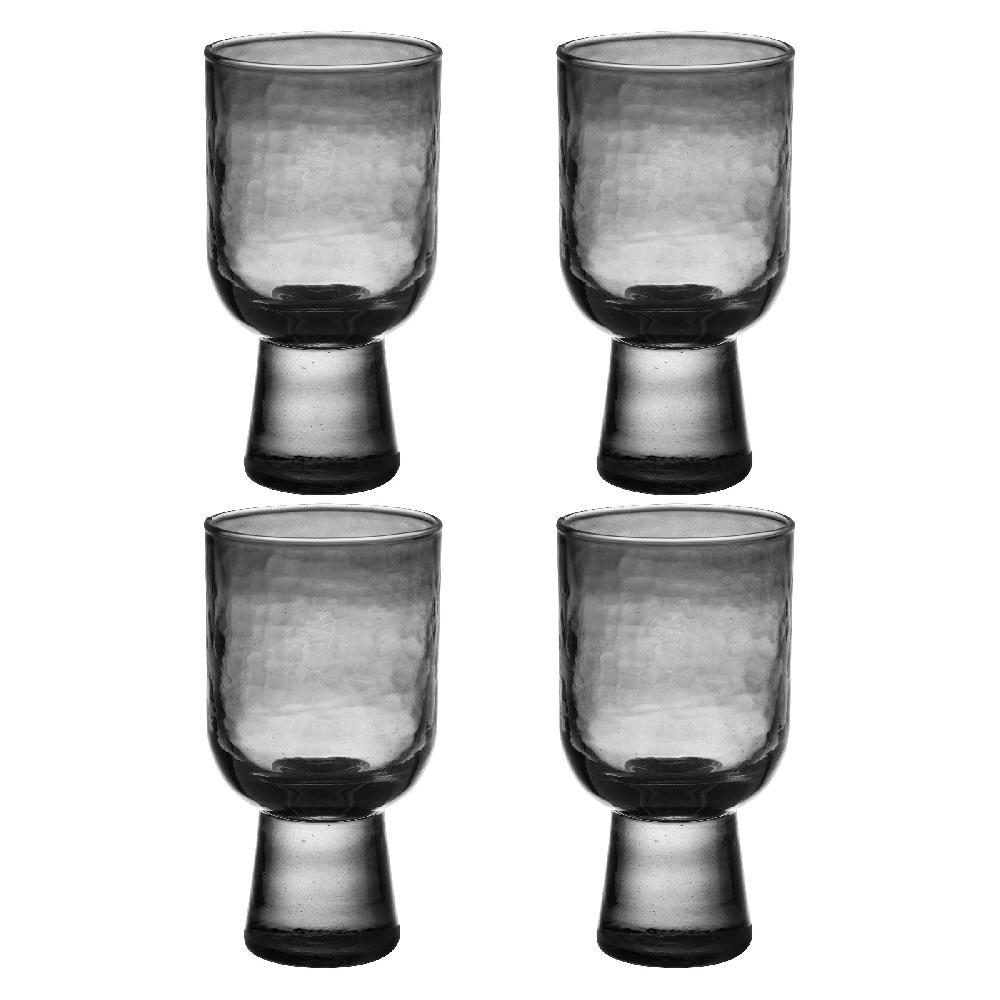karma gifts Gray Set of 4 Catalina Goblets Set