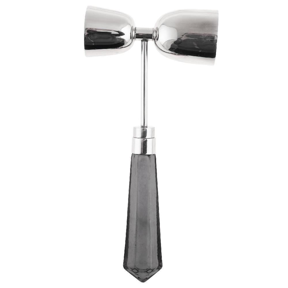 Karma Gifts Grey Harper Glass Bar Tools Set Of 3