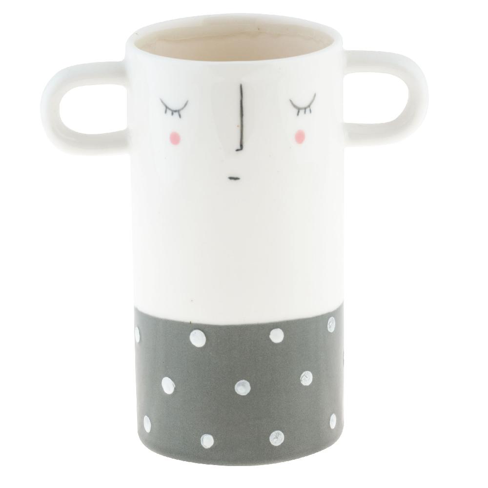 karma gifts Grey Large Expressions Vase