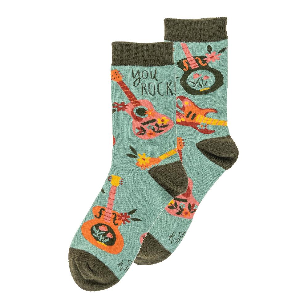 karma gifts Guitar Crew Socks