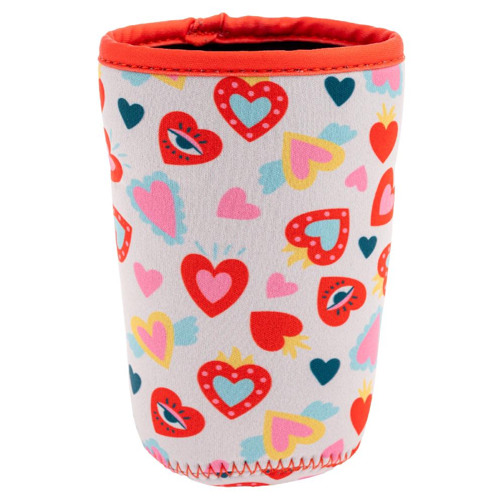 karma gifts Hearts Large Drink Sleeve