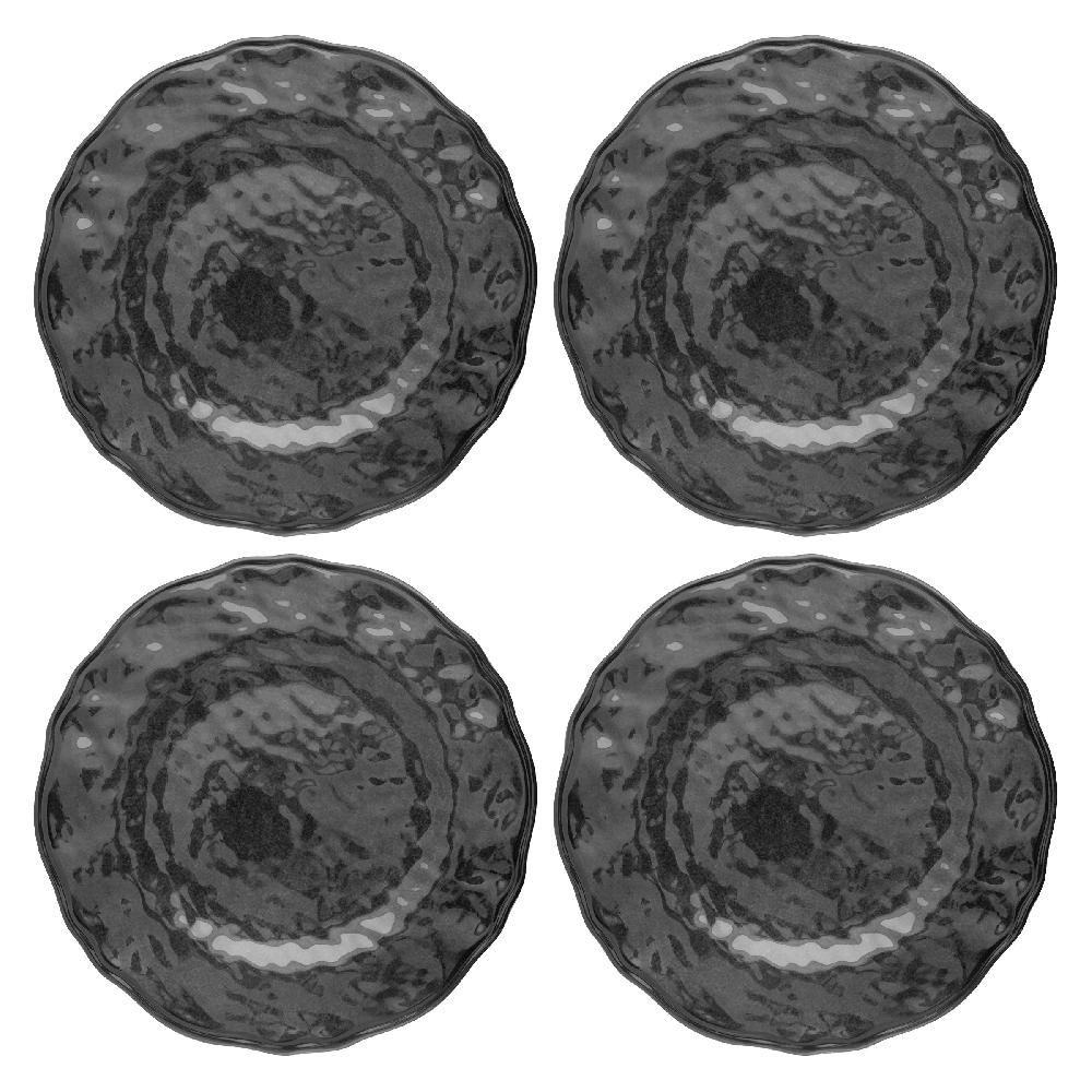 karma gifts Heirloom Ash Melamine Dinner Plates