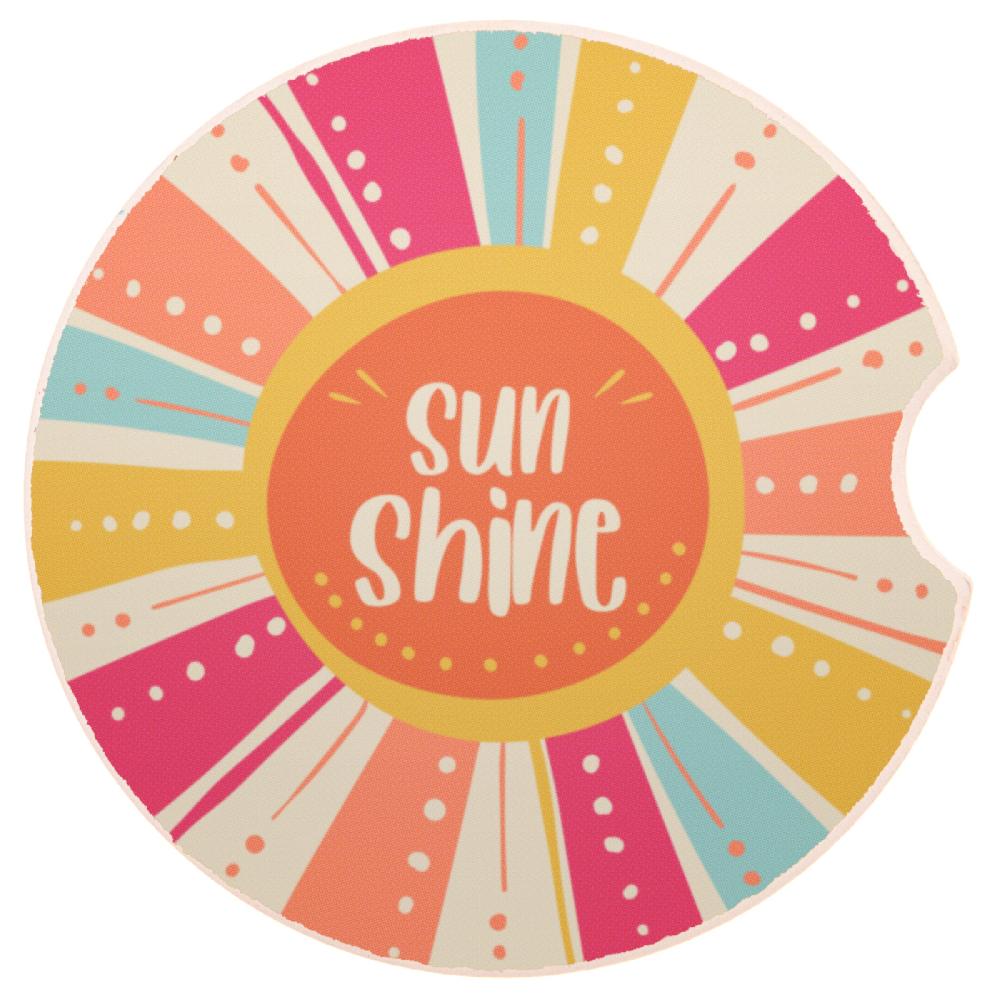 Karma Gifts Hello Sunshine Car Coasters