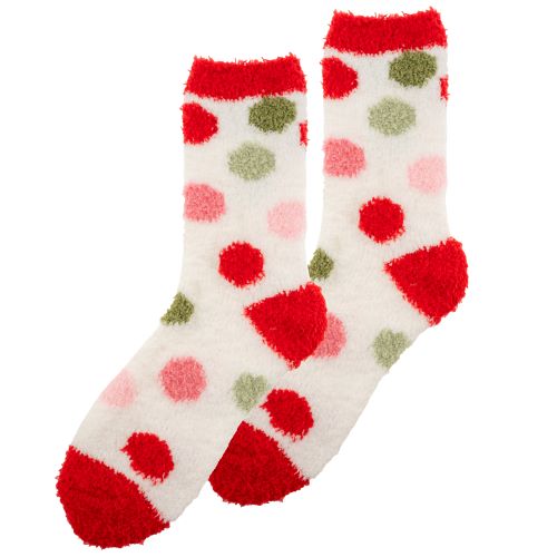 karma gifts Holiday Dots Cozy Socks