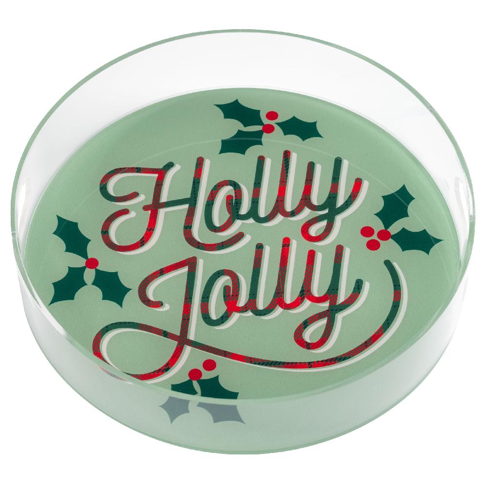 karma gifts Holly Jolly Acrylic Trays