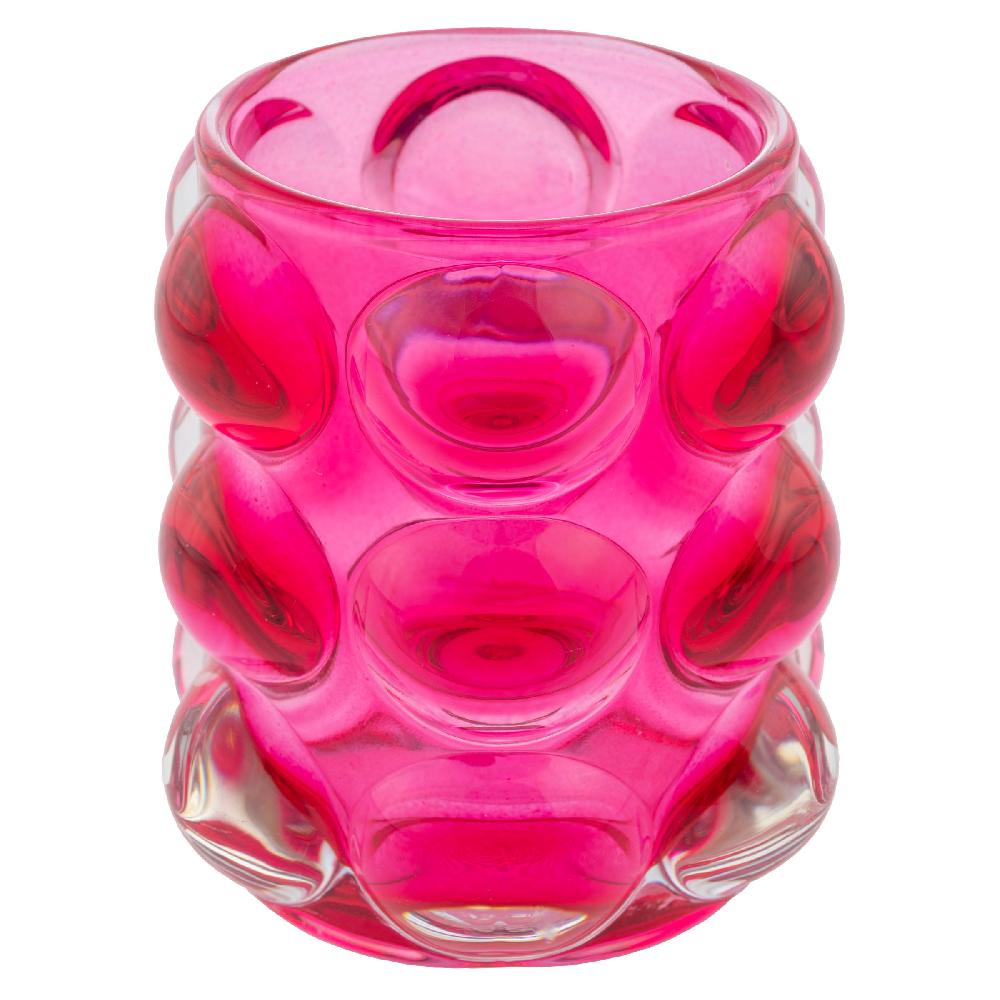 karma gifts Hot Pink Lucia Hobnail Votives