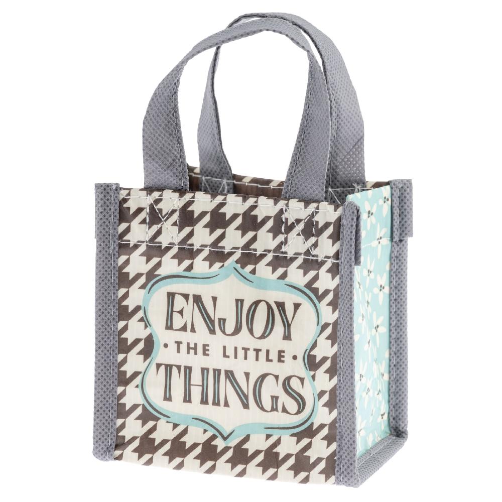 karma gifts Houndstooth Recycled Tiny Gift Bag