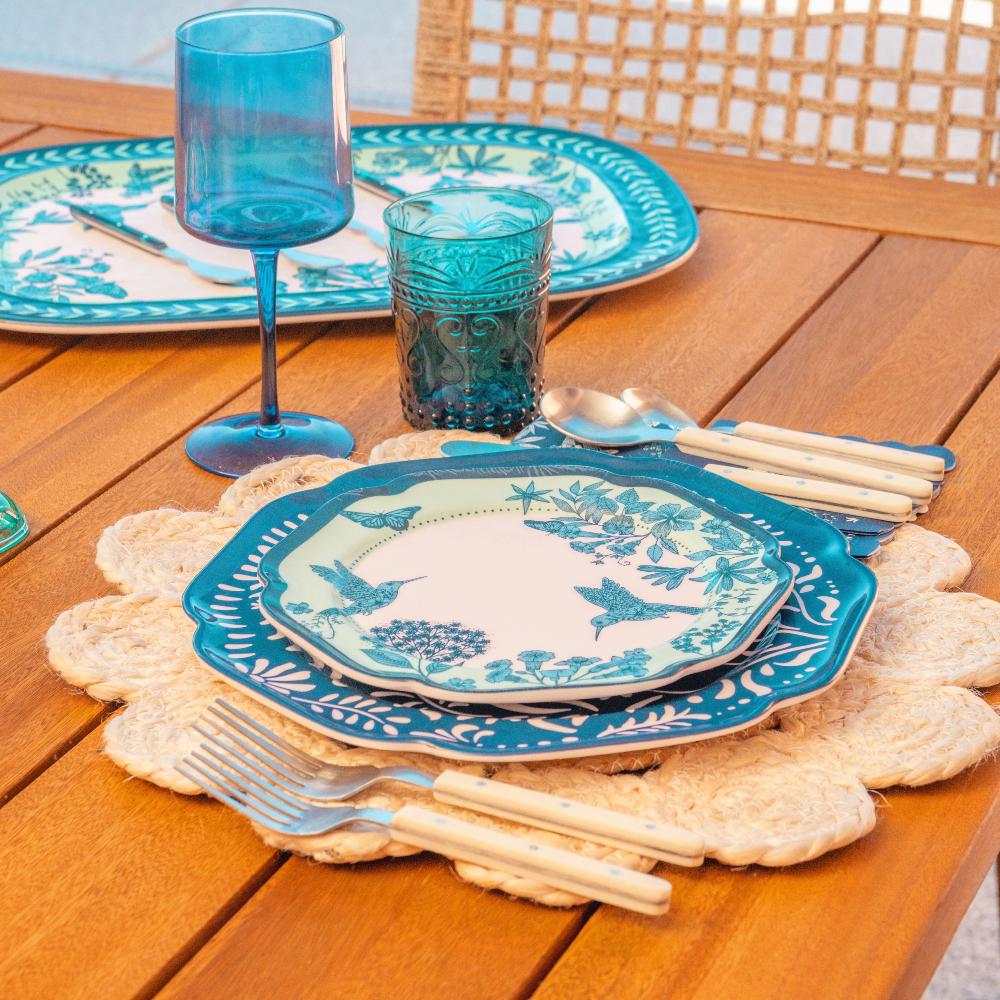 Karma Gifts Hummingbirds Melamine Salad Plates