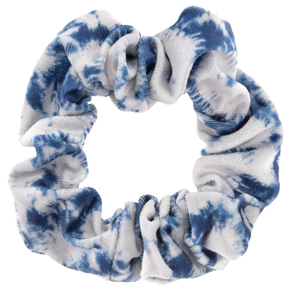 Karma Gifts Indigo Blue Velvet Scrunchies - 3 Pack