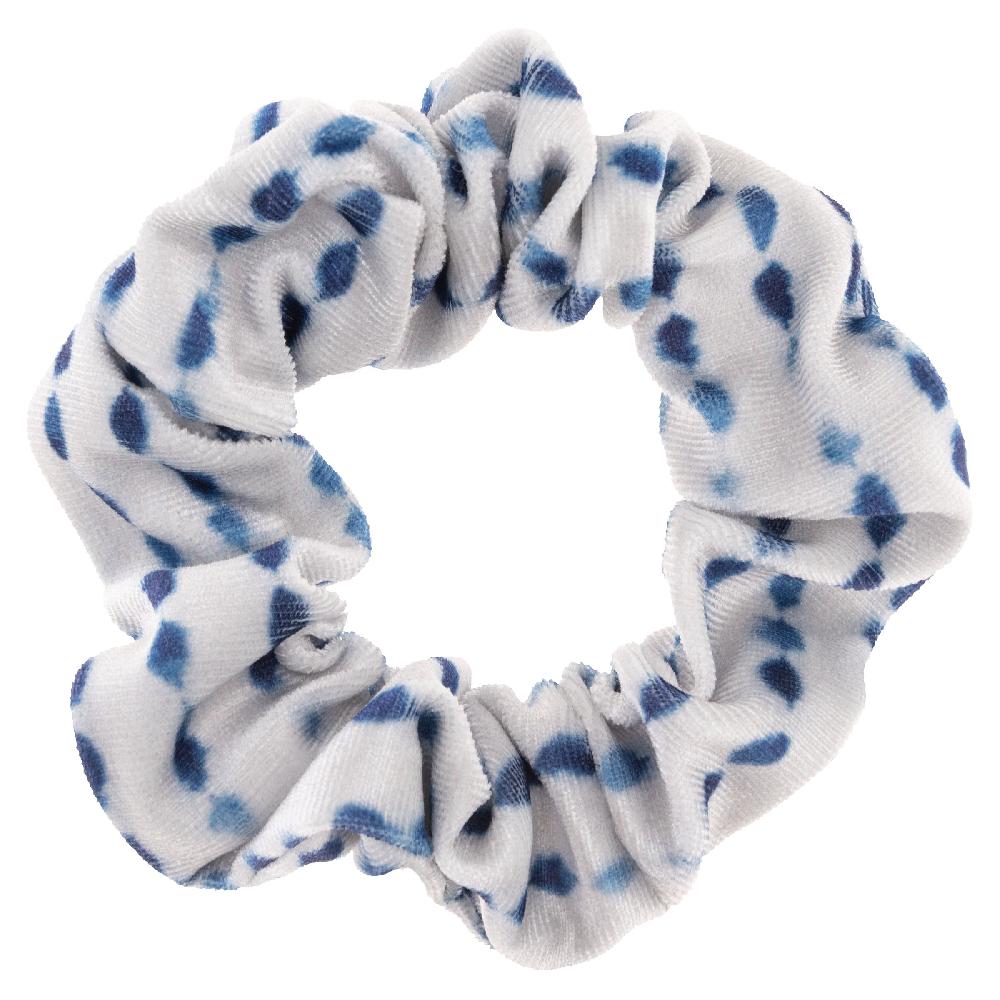 Karma Gifts Indigo Blue Velvet Scrunchies - 3 Pack