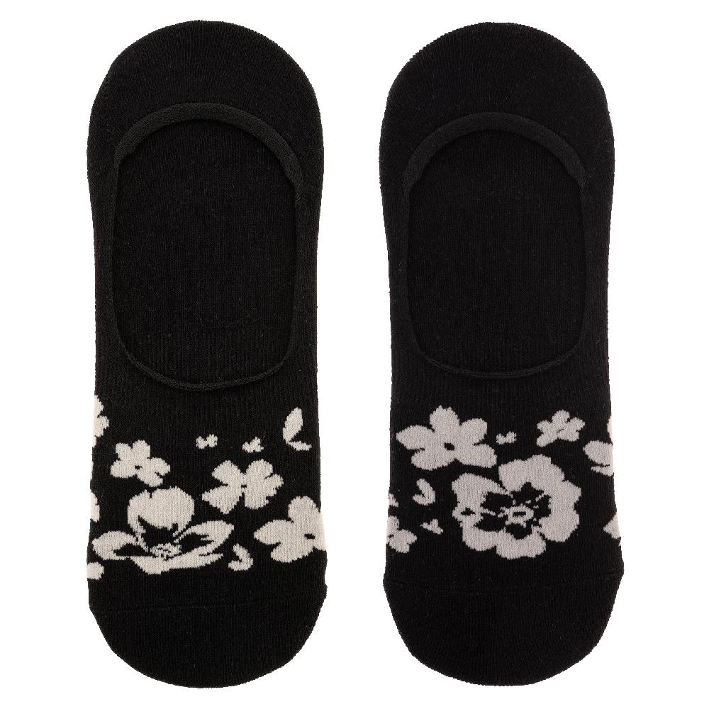 Karma Gifts INK FLORAL NO SHOW SOCKS