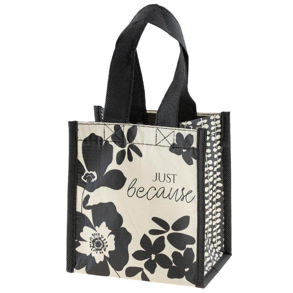karma gifts Ink Floral Recycled Small Gift Bag