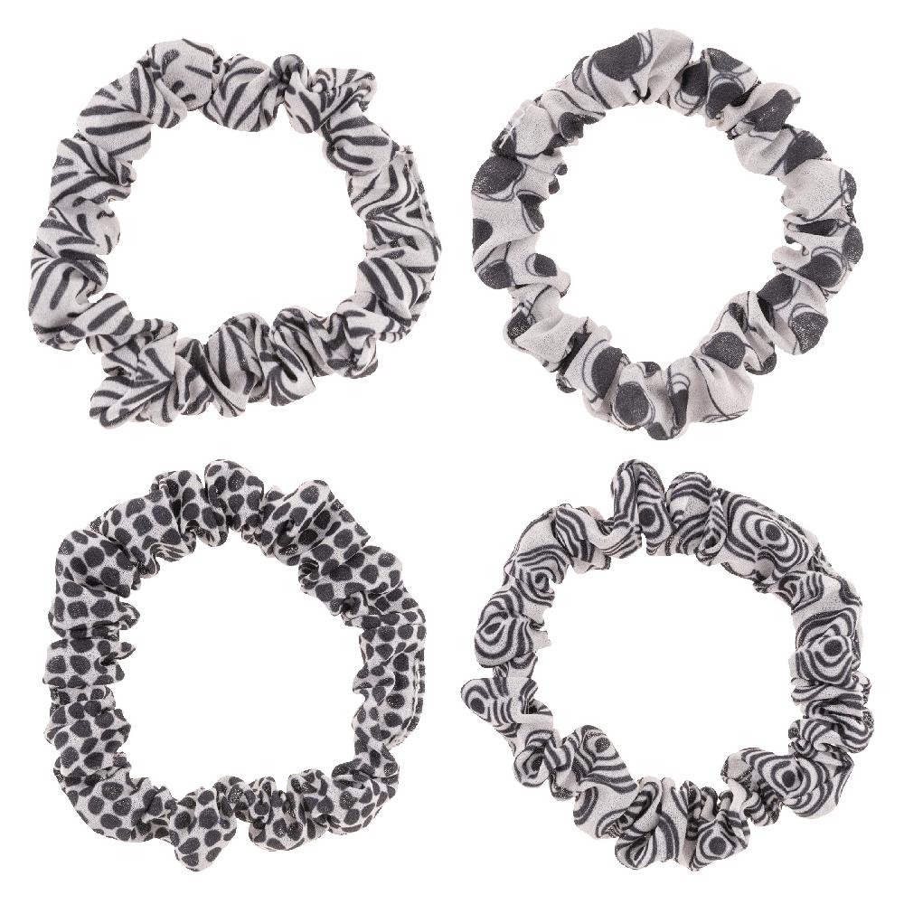 karma gifts Ink Floral Slim Scrunchies