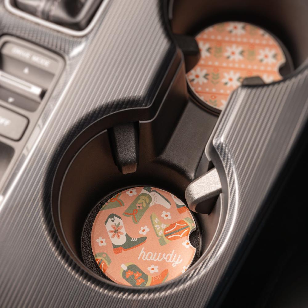 Karma Gifts Keep It Groovy Car Coasters