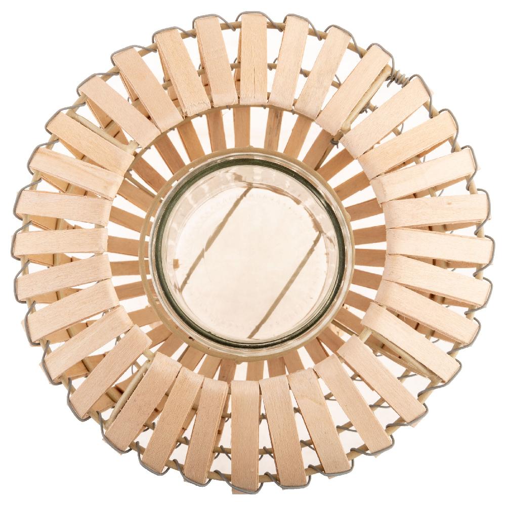 Karma Gifts Lantern Wicker Braided Lantern