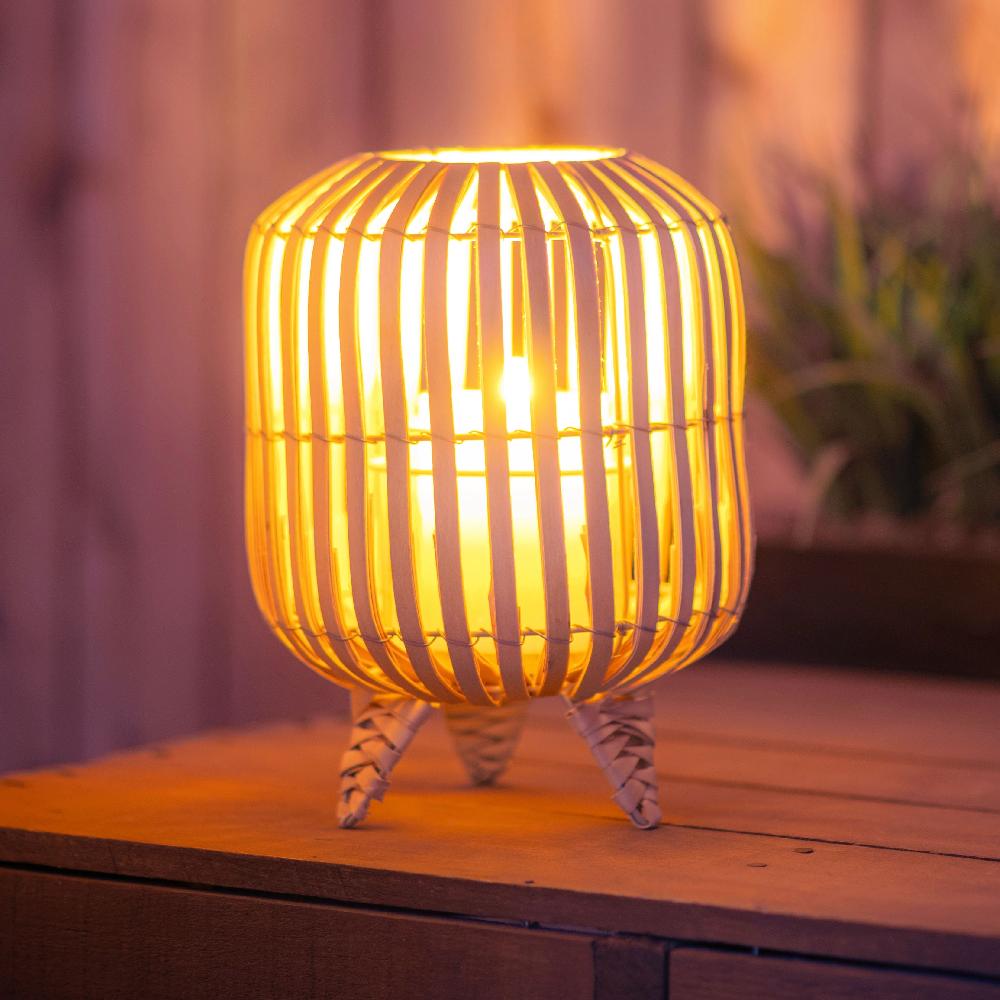 Karma Gifts Lantern Wicker Braided Lantern