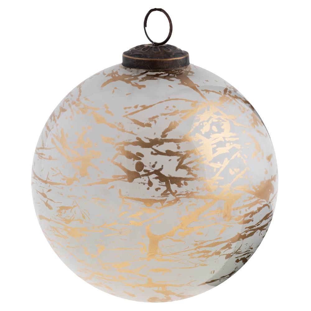 Karma Gifts Large Gold Splatter Ornament