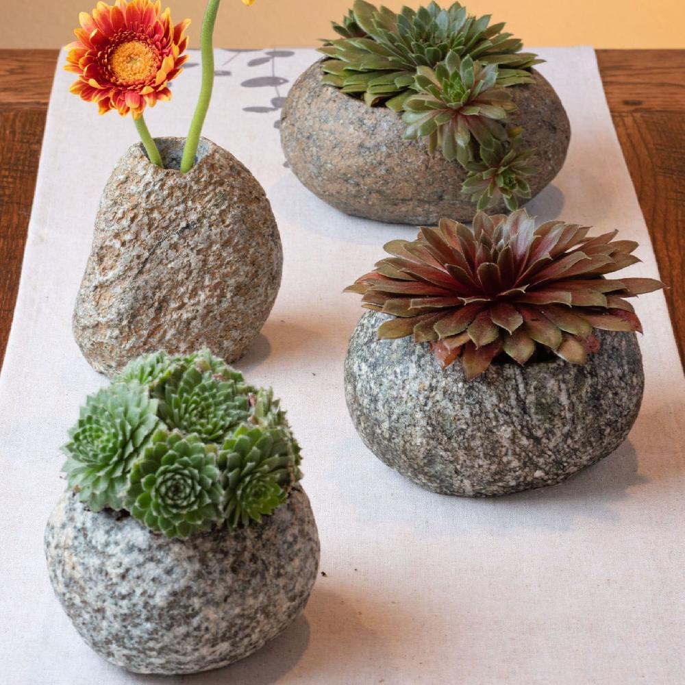 Karma Gifts Large River Stone Planter