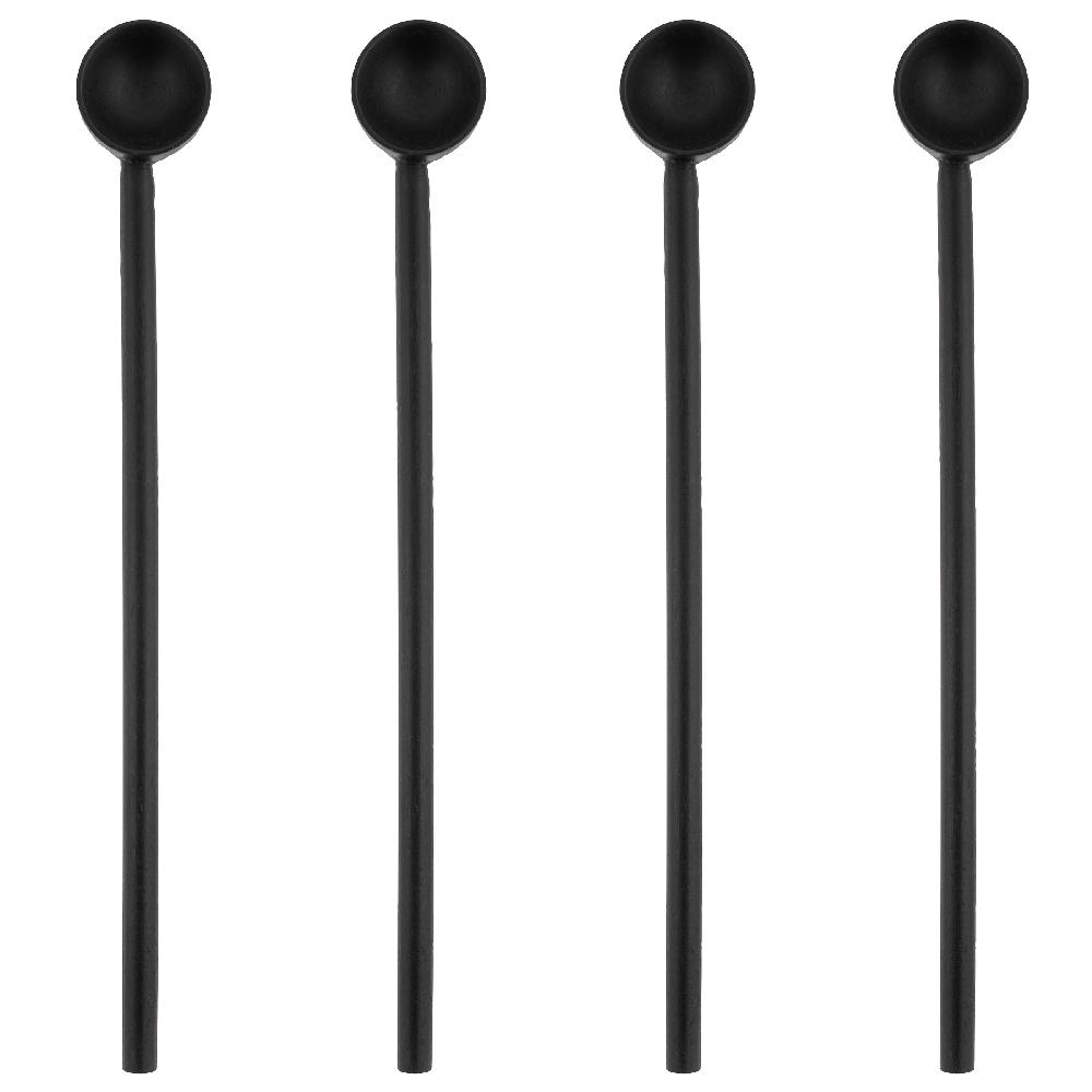 karma gifts Large set of 4 Black Wood Spoon Sets