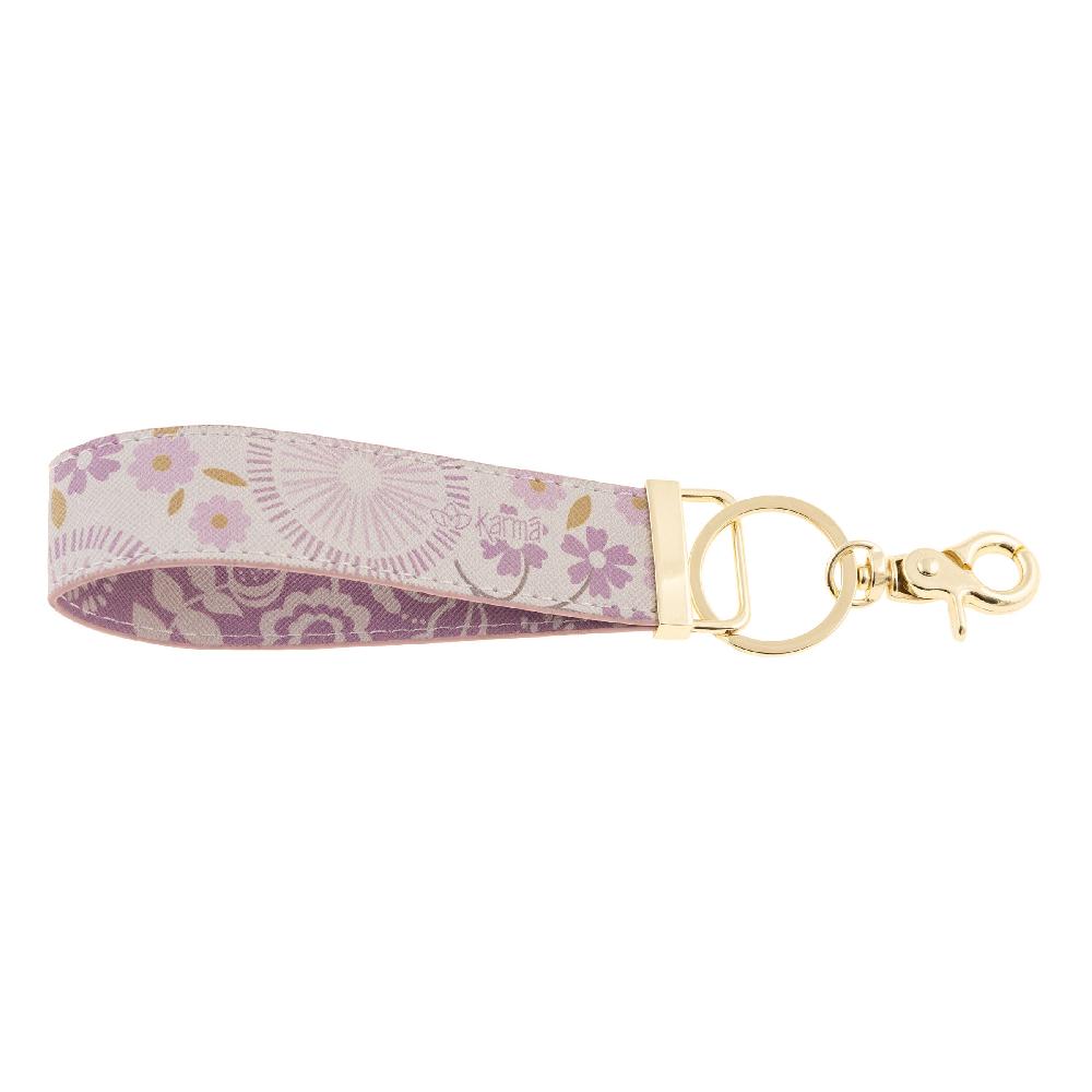 Karma Gifts Lavender Floral Loop Keychains