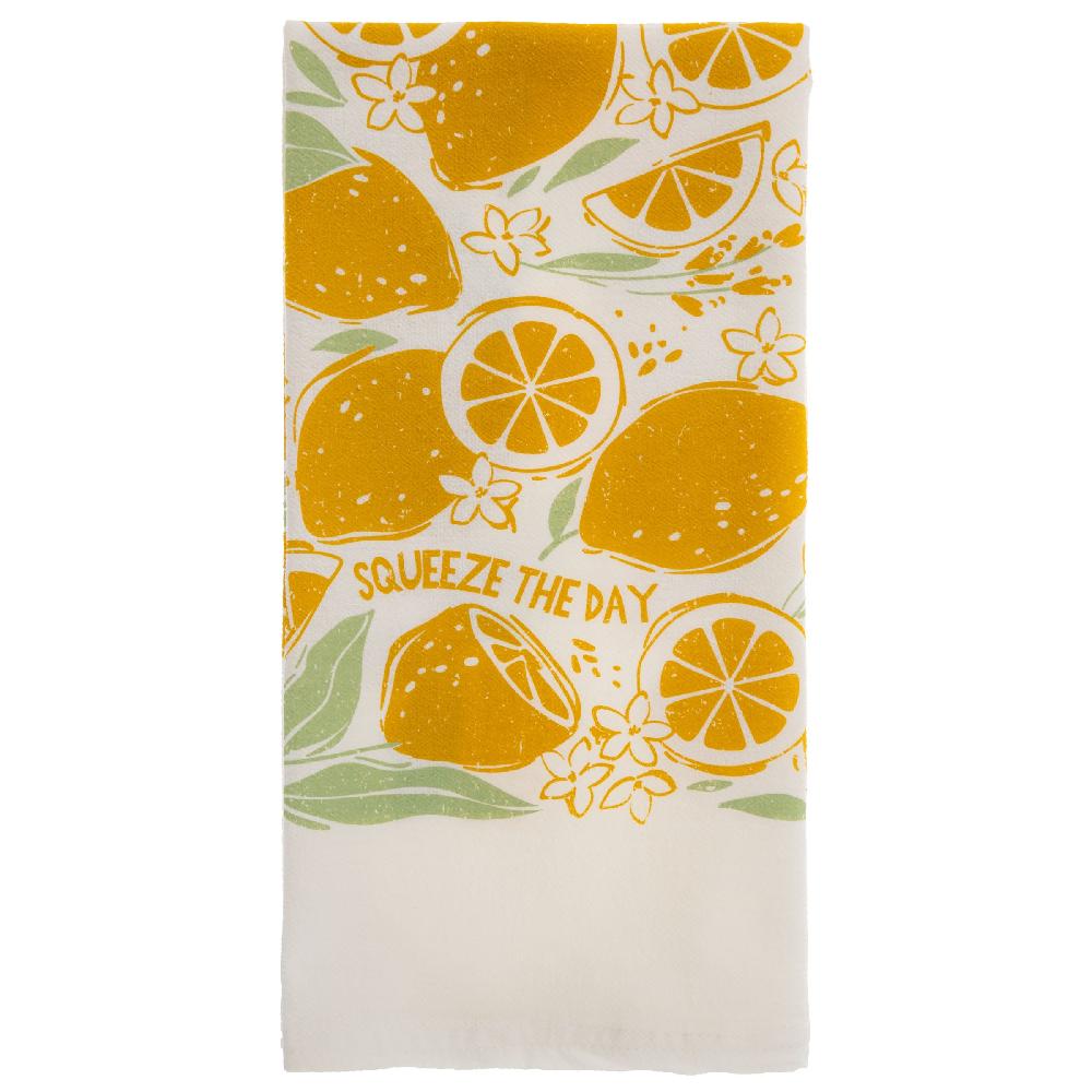 Karma Gifts Lemon Fruit Basket Tea Towels