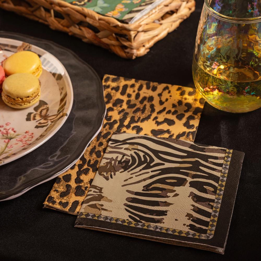 Karma Gifts Leopard Guest Towel Paper Napkins