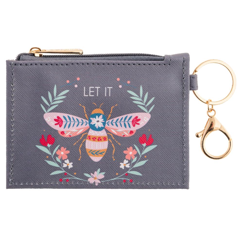 Karma Gifts Let It Bee Zip ID Holder