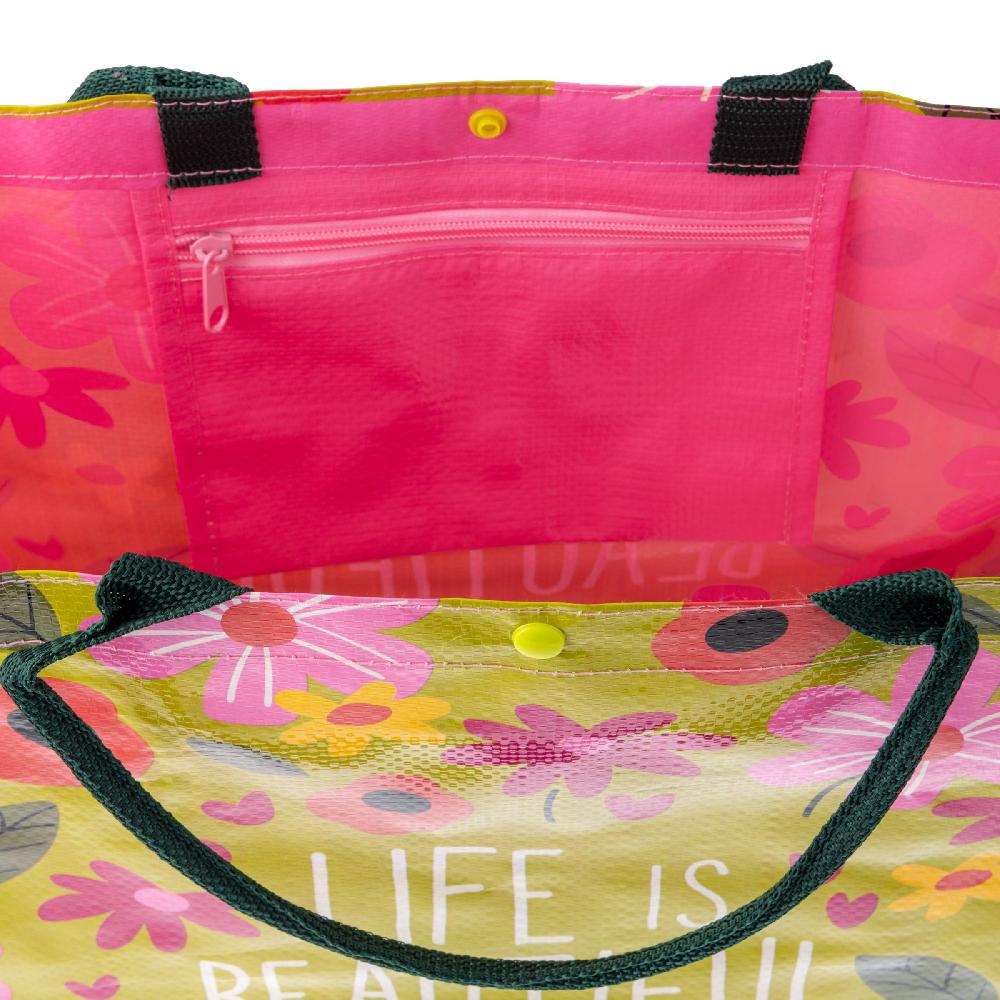 Karma Gifts Life Is Beautiful Large Tote