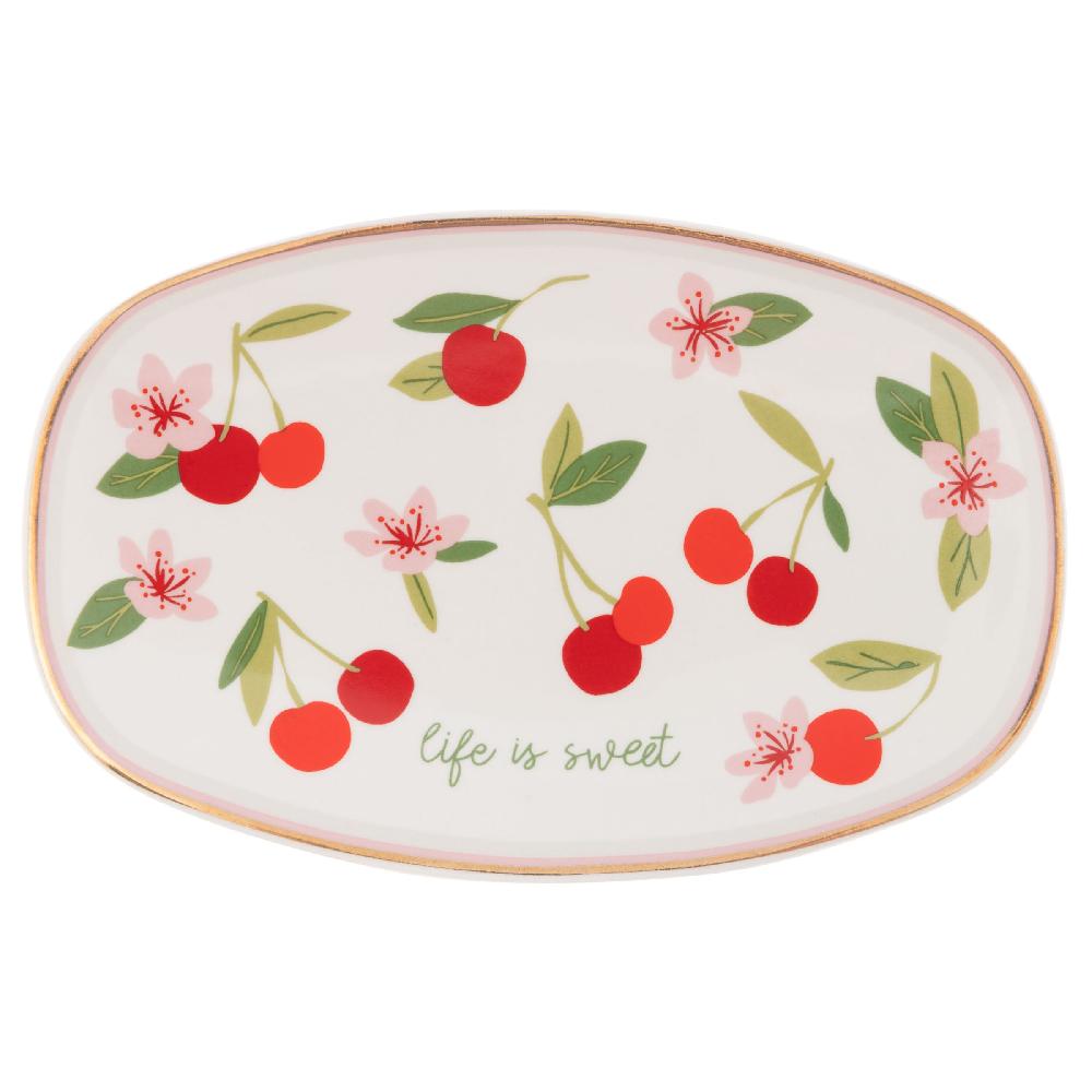 karma gifts Life is Sweet Oval Trinket Tray