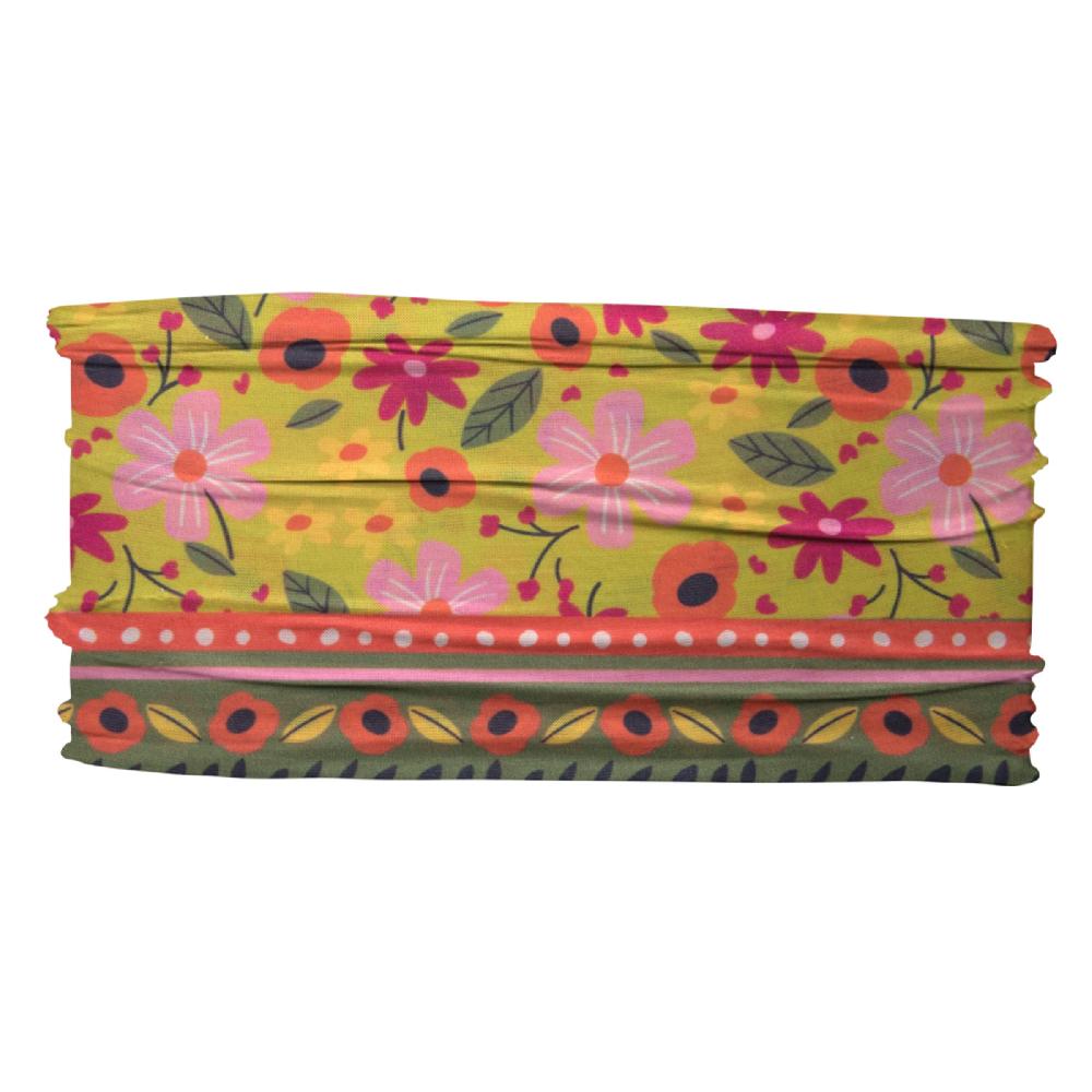 karma gifts Lime Floral Thin Headbands