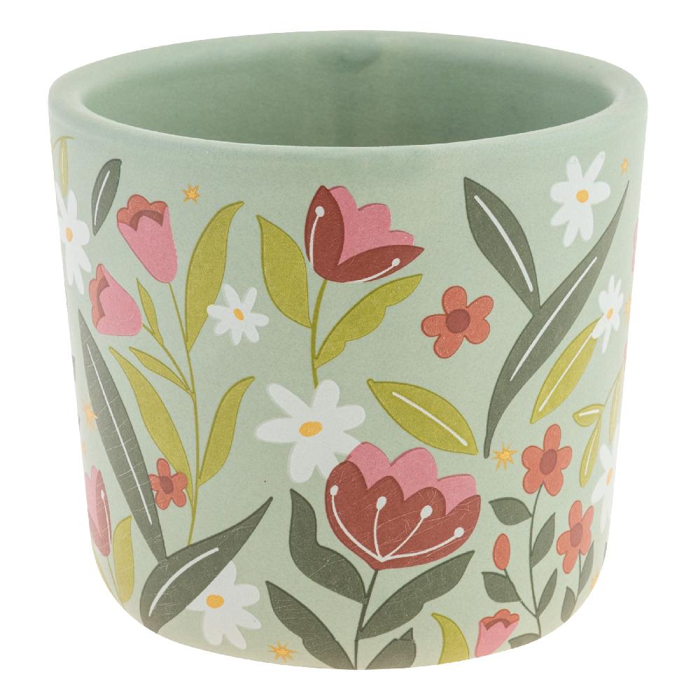 Karma Gifts Love Grows Here Ceramic Planters