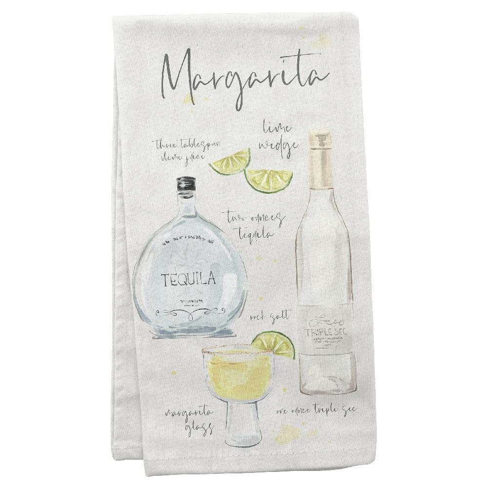 karma gifts Margarita Speakeasy Linen Tea Towel