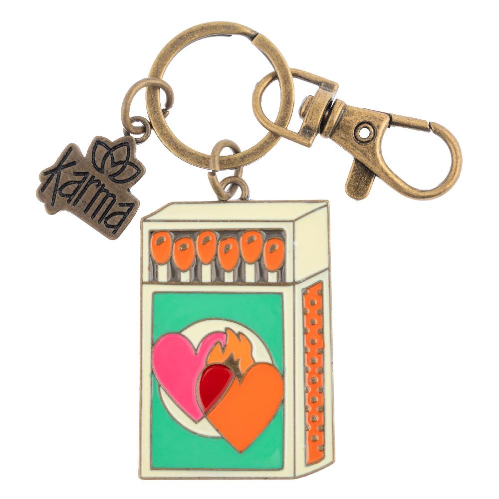 karma gifts Matchbox Enamel Key Chains