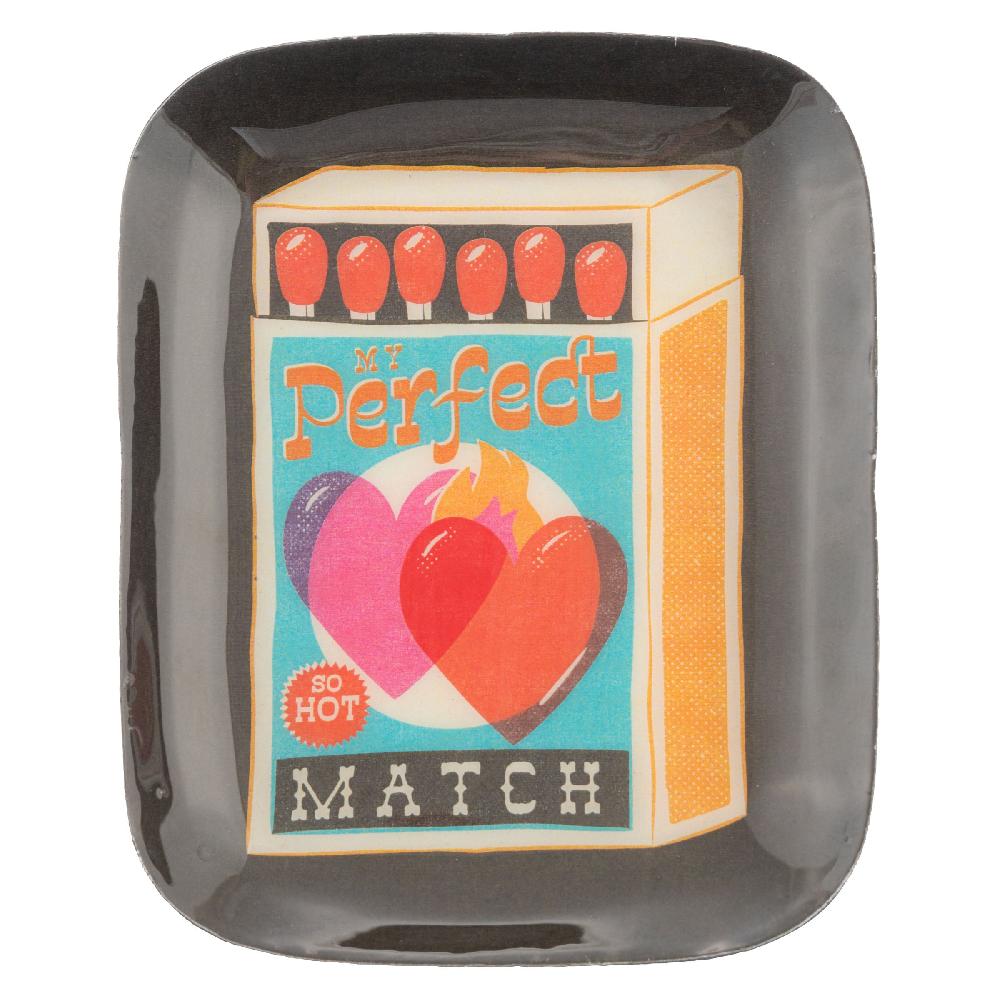 karma gifts Matchbox Small Rectangle Enamel Trays