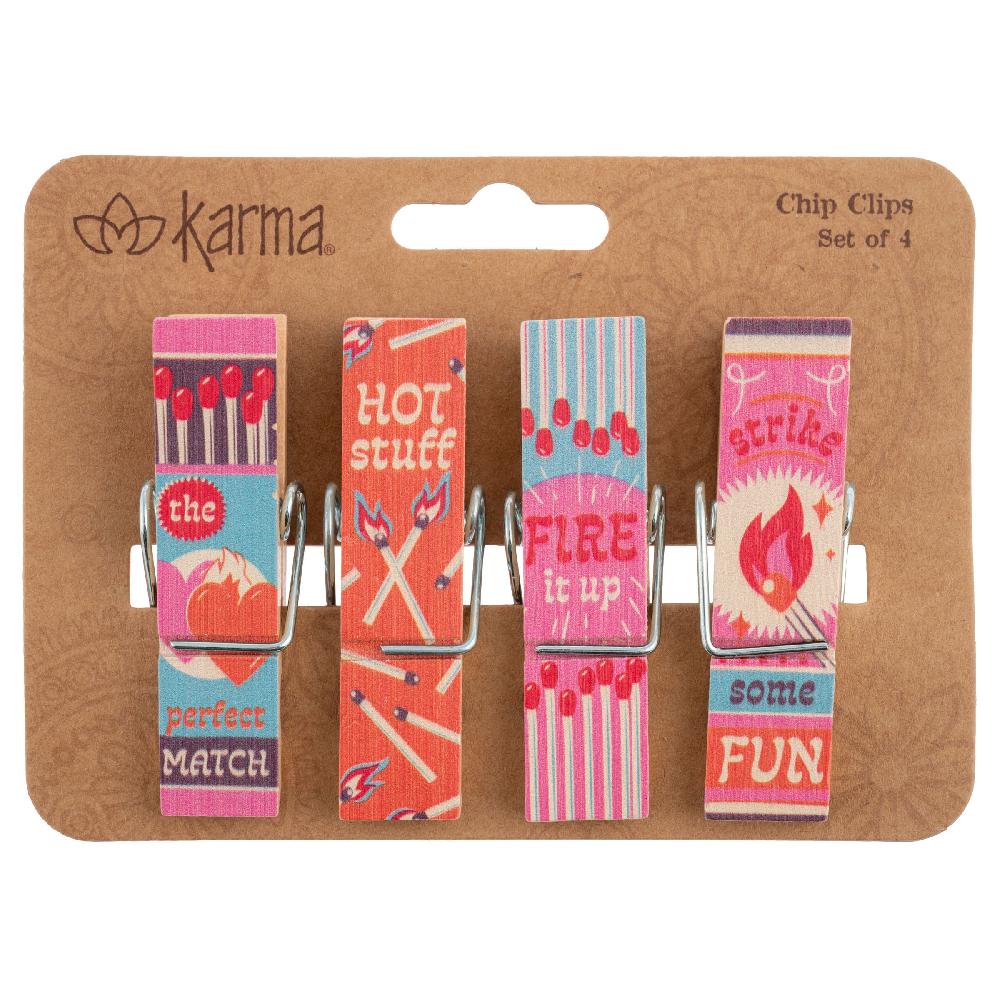 Karma Gifts Matches Chip Clips