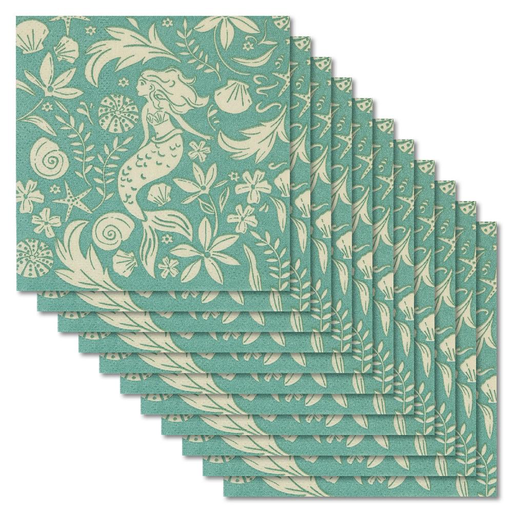 Karma Gifts Mermaid Cocktail Paper Napkins