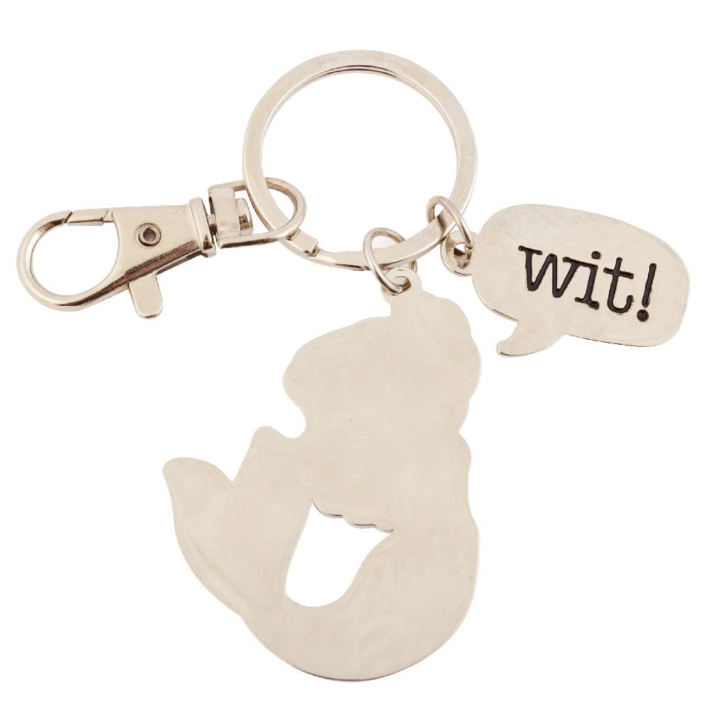 Karma Gifts Mermaid Pink Enamel Key Chain
