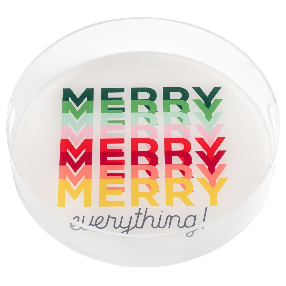 karma gifts Merry Everything Acrylic Trays