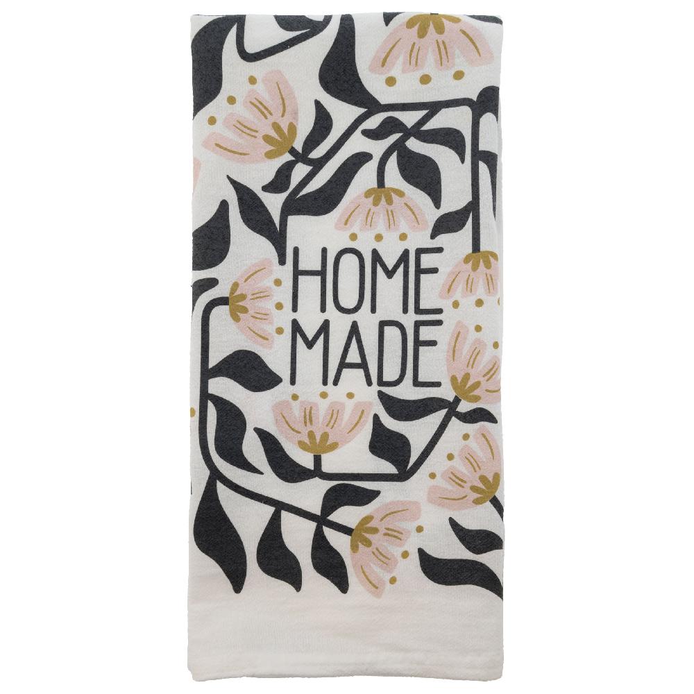 karma gifts Mod Floral Homemade Tea Towel