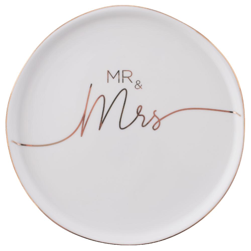 karma gifts Mr & Mrs Sentiment Trinket Trays
