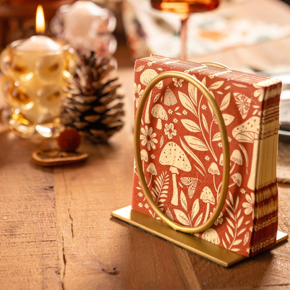 Karma Gifts Mushroom Cocktail Paper Napkins