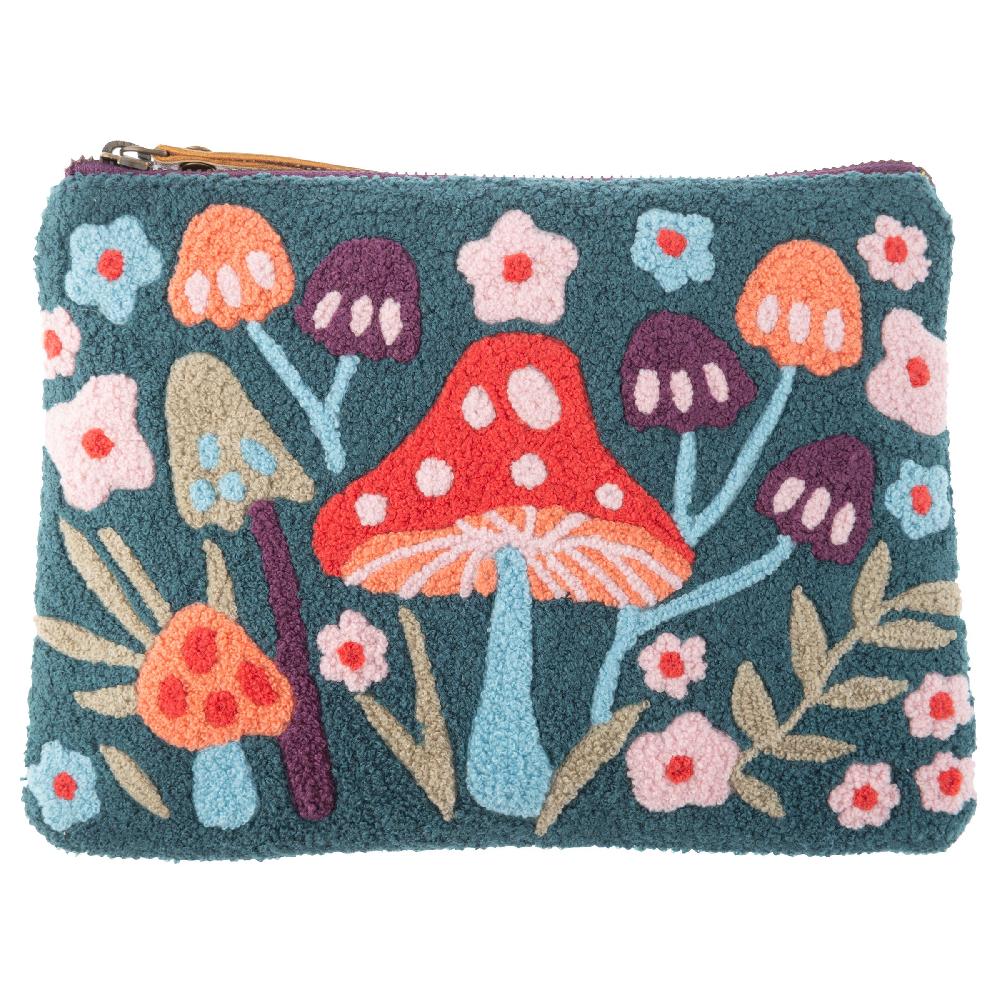 karma gifts Mushroom Embroidered Carry All