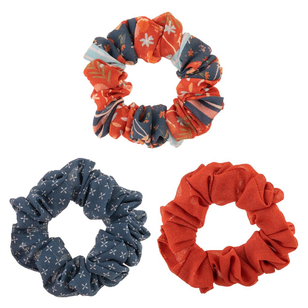 Karma Gifts Mushroom Set Of 3 Chiffon Scrunchies