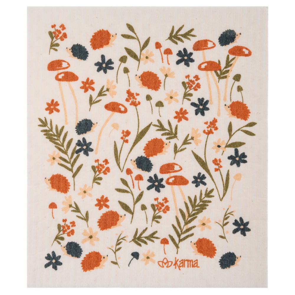 Karma Gifts Mushroom Set Of 4 Swedish Dishcloths