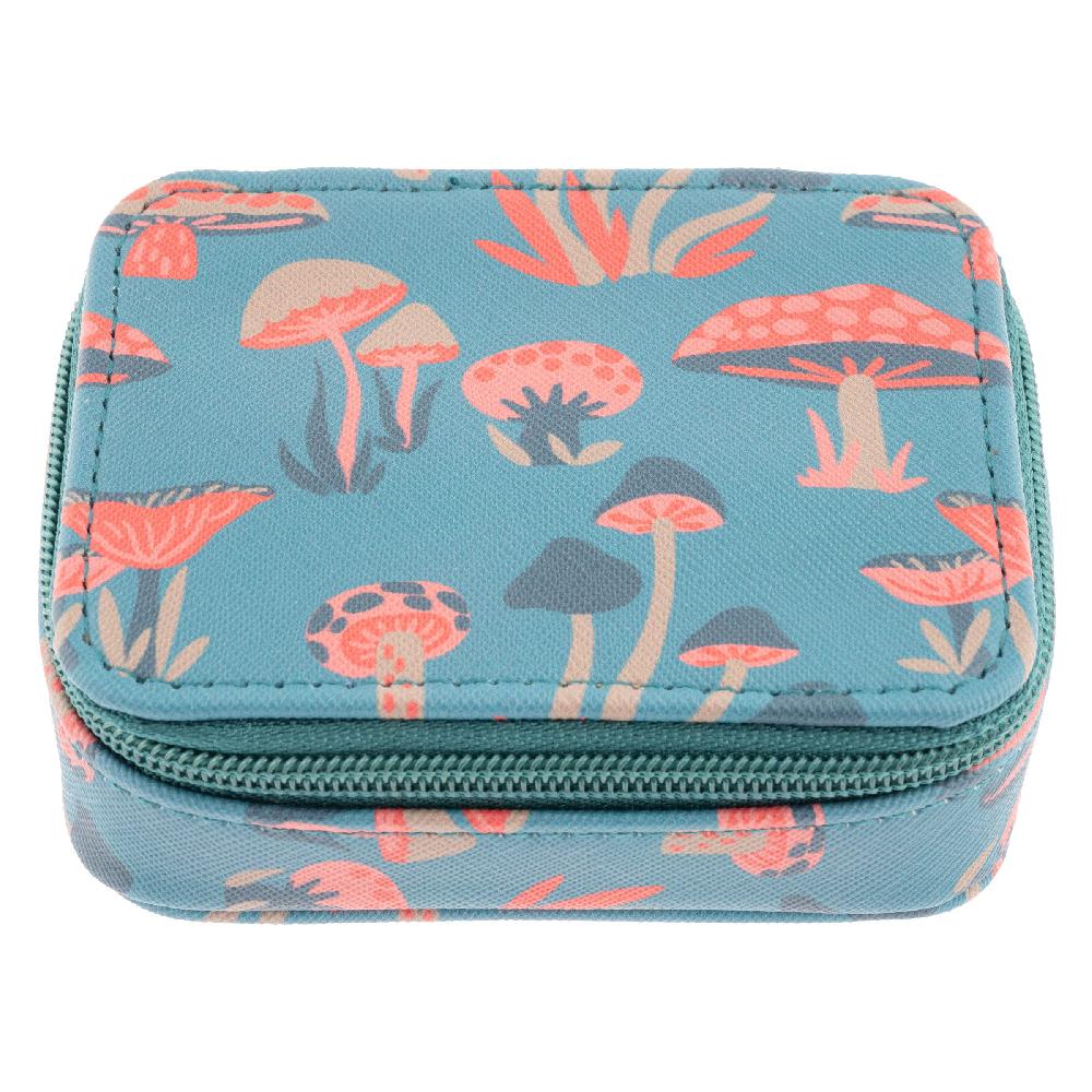 karma gifts Mushroom Travel Pill Case