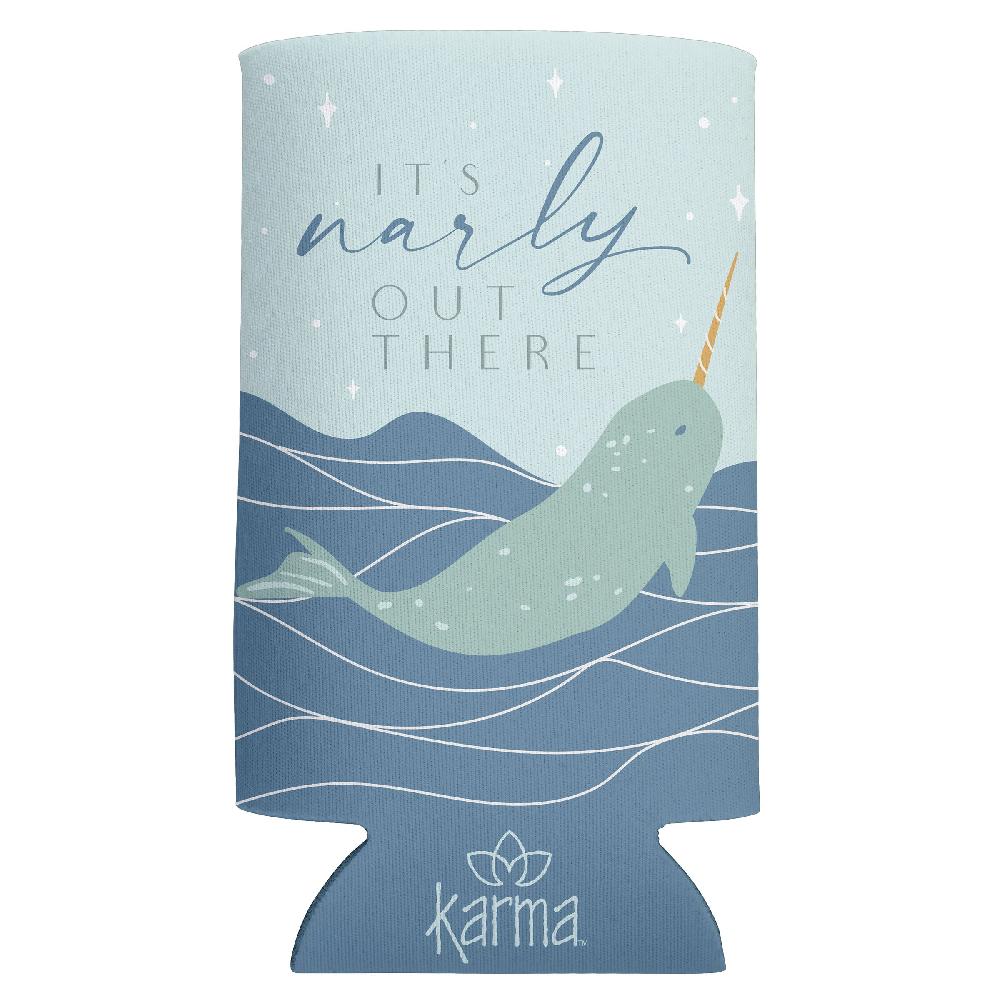 Karma Gifts Narwhal Slim Can Coolers