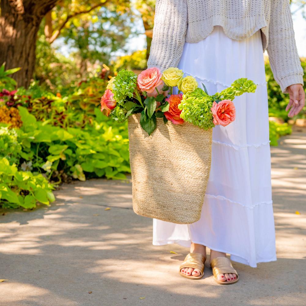 Karma Gifts Natural Jute Wall Basket